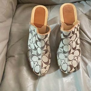 Coach mules size 8 gently used